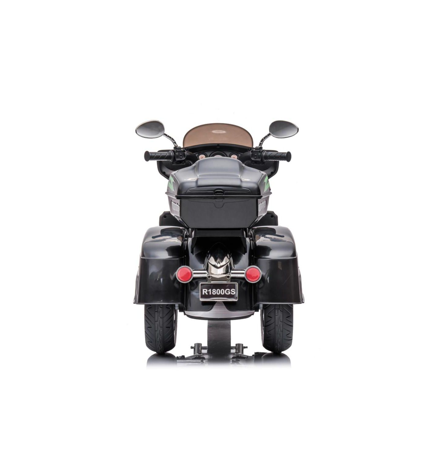 Детская игрушка YOBTOP Kids Ride On Motorcycle 12V with LED Lights, Wireless Music & Storage Trunk, 3–6 лет, цвет: Чёрный — фото 10