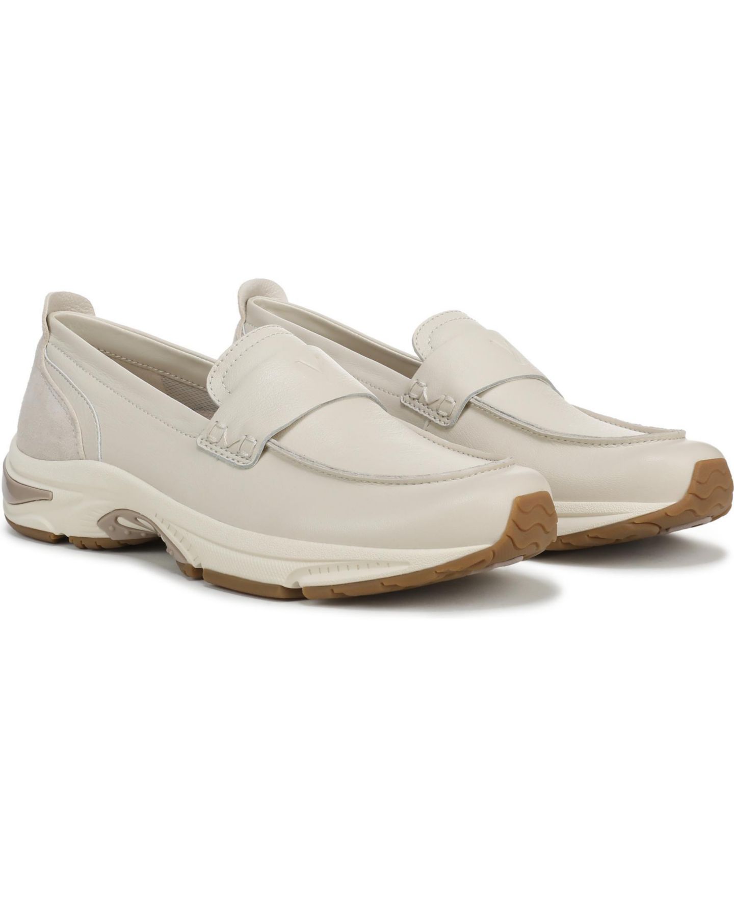 Женские туфли Vionic Walk Roam Loafer Walking, цвет: Кремовый кожаный — фото 3