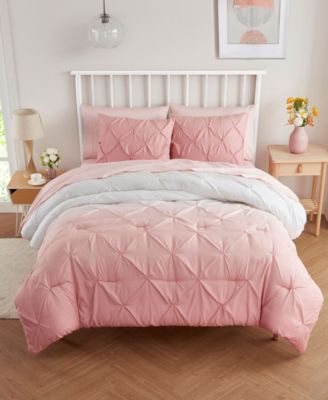 Loralie Ombre Pintuck 7-Piece Comforter Set, Full