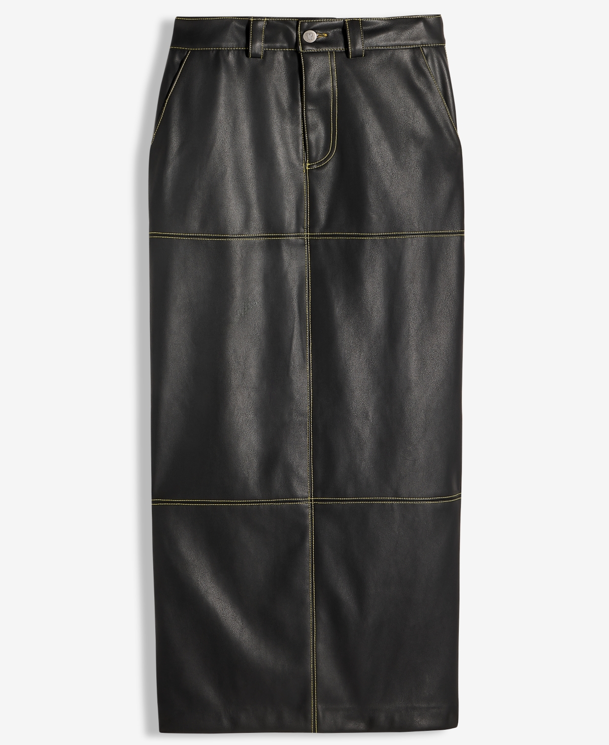Theophilio X Macy's Women's High-Waisted High-Slit Maxi Faux Leather Skirt, Exclusive