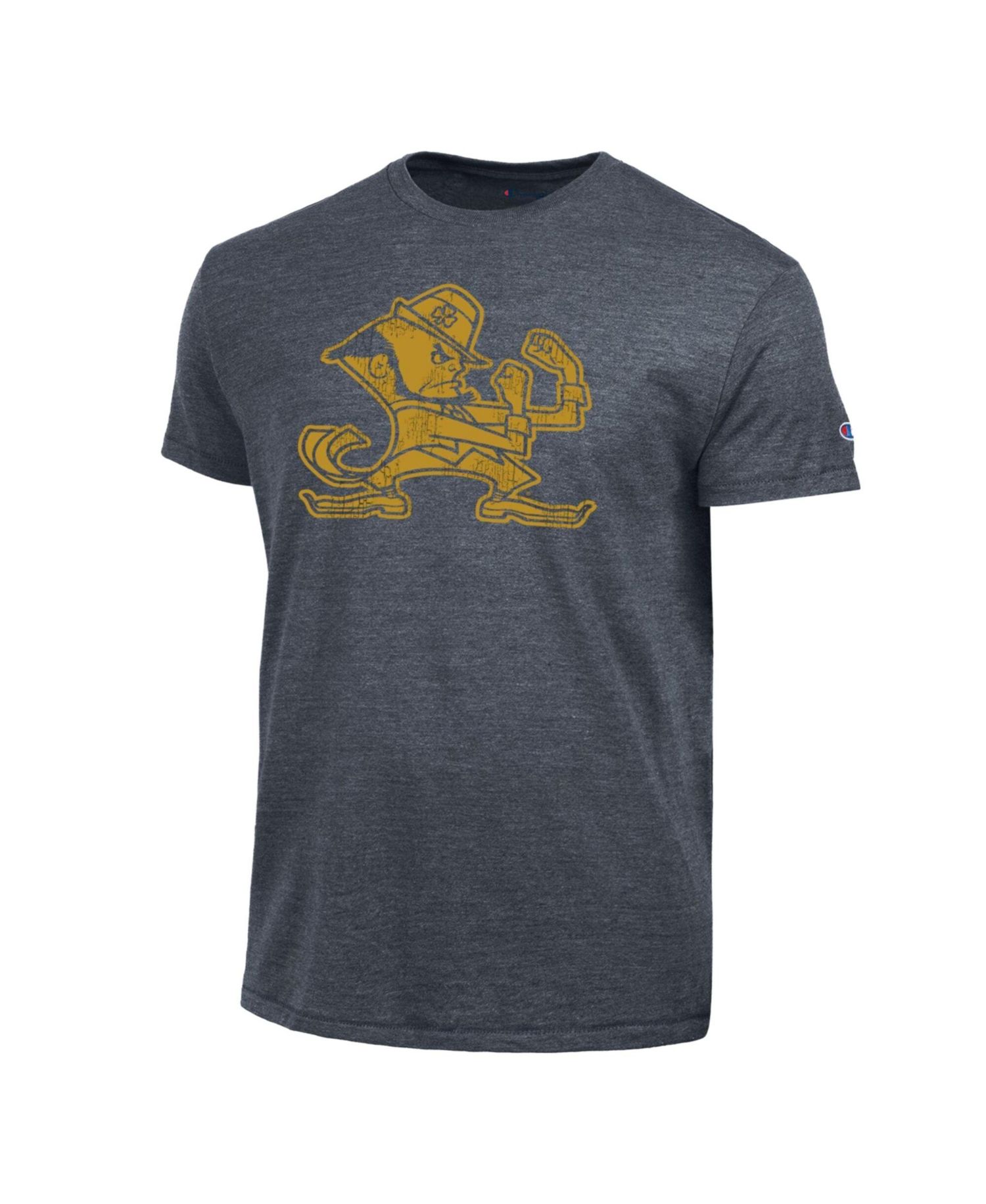 Men's Heather Navy Notre Dame Fighting Irish Triumph Tri-Blend T-Shirt