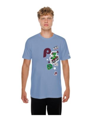 Men's Light Blue Philadelphia Phillies City Patch T-Shirt