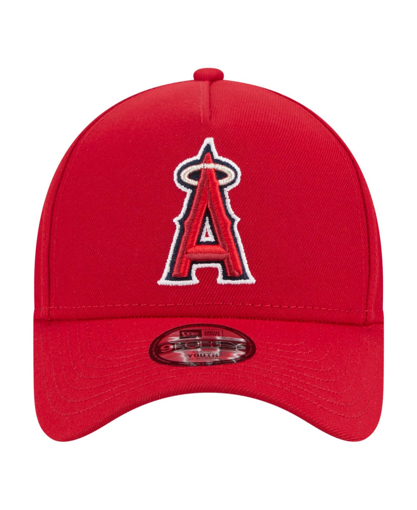 Детская кепка New Era Red Los Angeles Angels 9FORTY A-Frame Adjustable Hat — фото 4