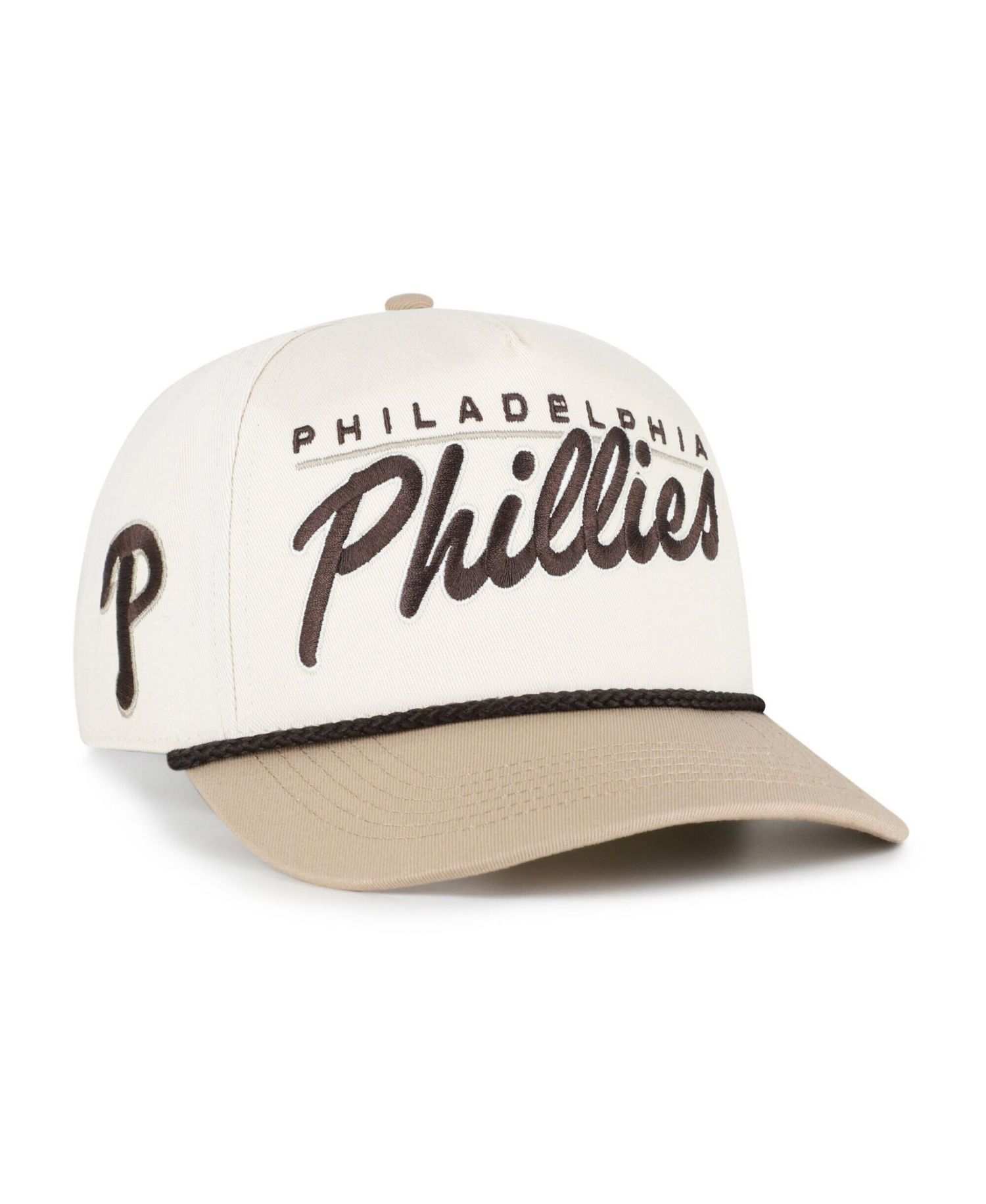 Men's Natural/Tan Philadelphia Phillies Neutral Terrain Hitch Rope Adjustable Hat