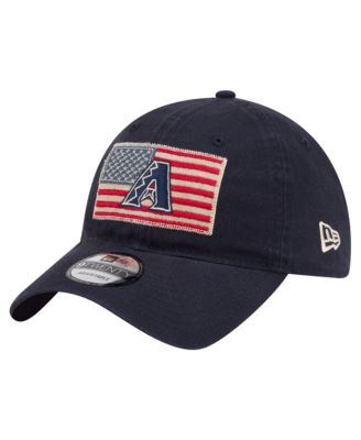 Men's Navy Arizona Diamondbacks Americana Flag 9TWENTY Adjustable Hat