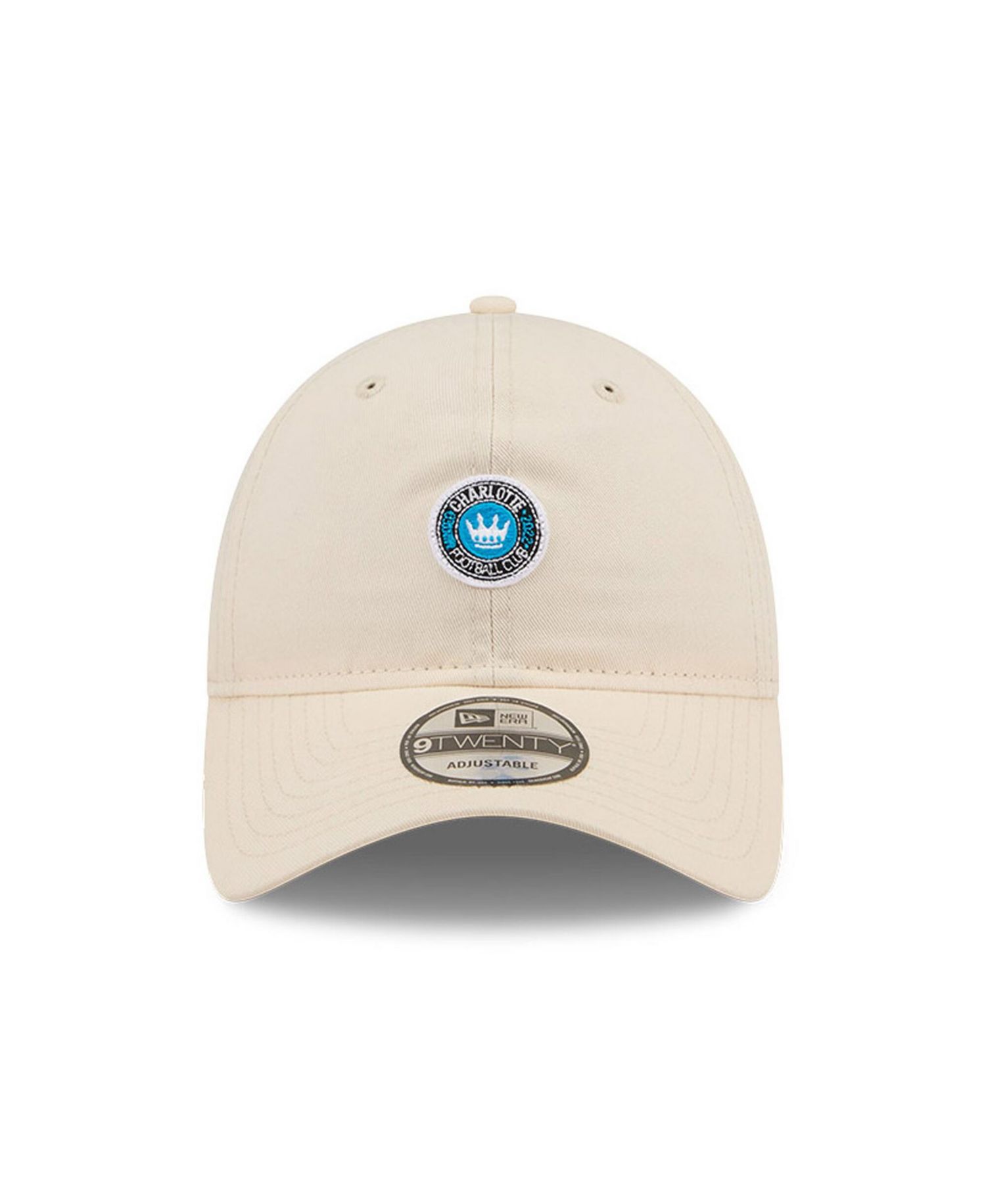 Men's Beige Charlotte FC Micro Team Logo 9TWENTY Adjustable Hat