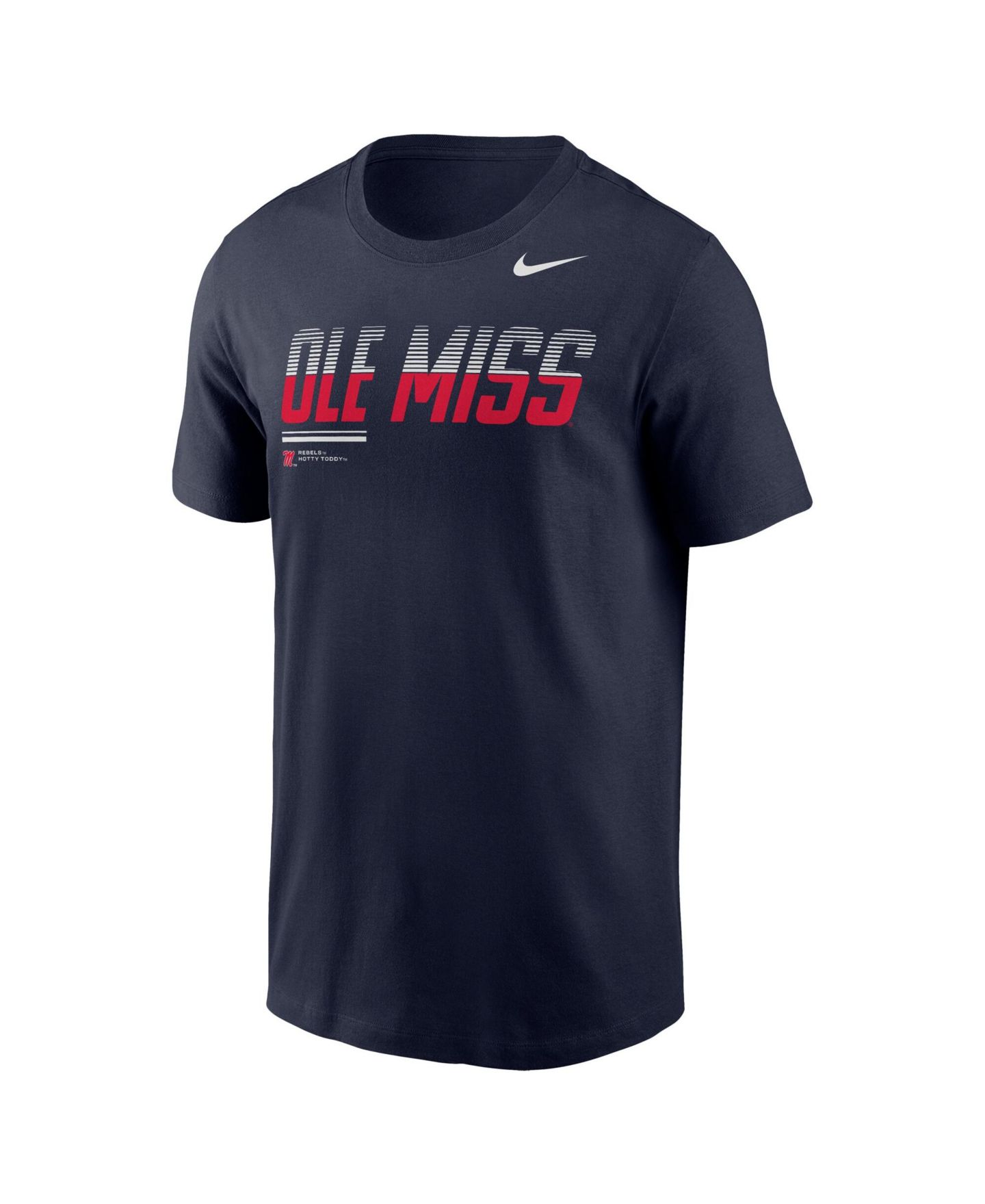 Мужская футболка Nike Navy Ole Miss Rebels 2026 Sideline Wordmark Legend Dri-FIT — фото 3