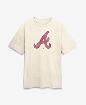 Men's Cream Atlanta Braves Stadium Slub T-Shirt
