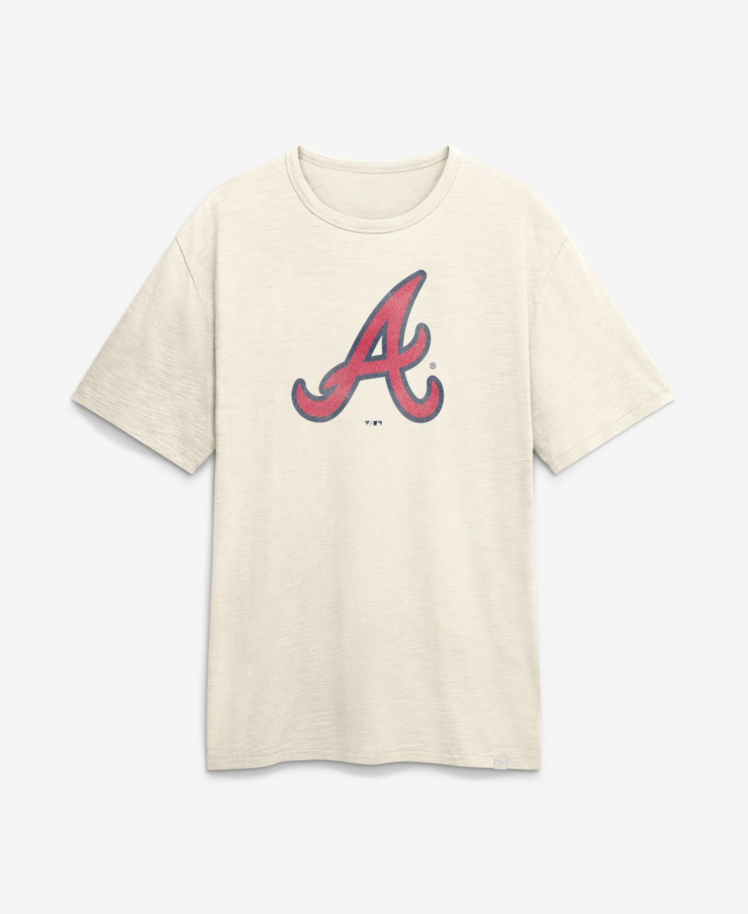 Men's Cream Atlanta Braves Stadium Slub T-Shirt