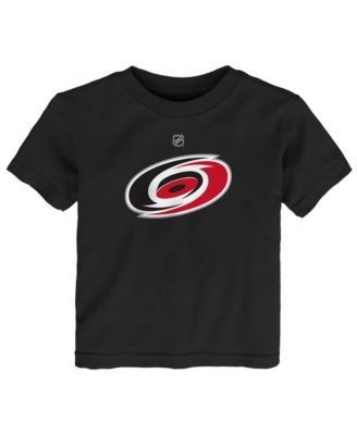 Baby Boys and Girls Black Carolina Hurricanes Primary Logo T-Shirt