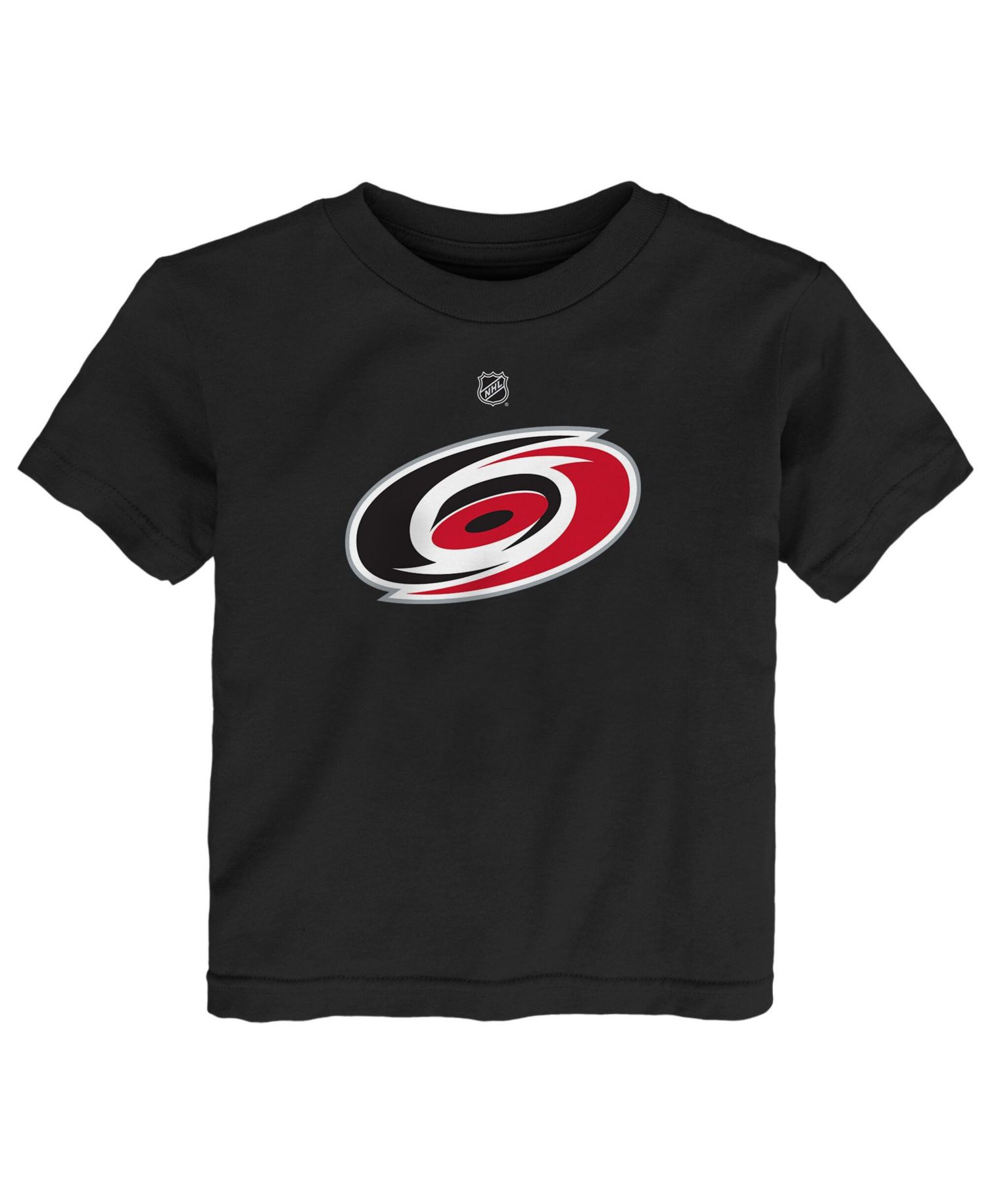 Baby Boys and Girls Black Carolina Hurricanes Primary Logo T-Shirt