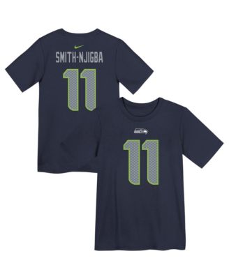 Preschool Jaxon Smith-Njigba College Navy Seattle Seahawks Player Name & Number T-Shirt