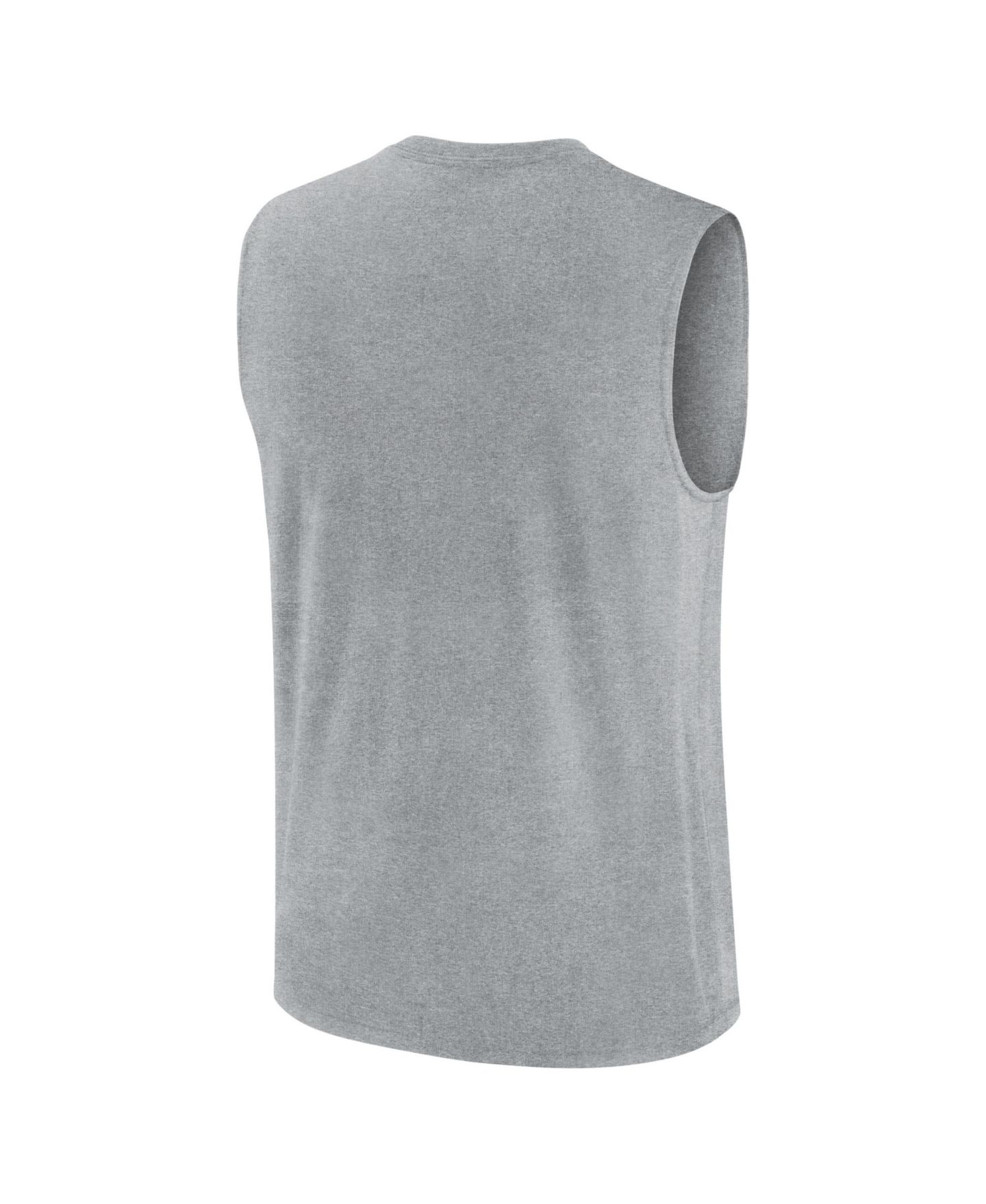 Мужской топ Nike Heather Gray Ohio State Buckeyes Primetime Legend Arch Dri-FIT Muscle — фото 3