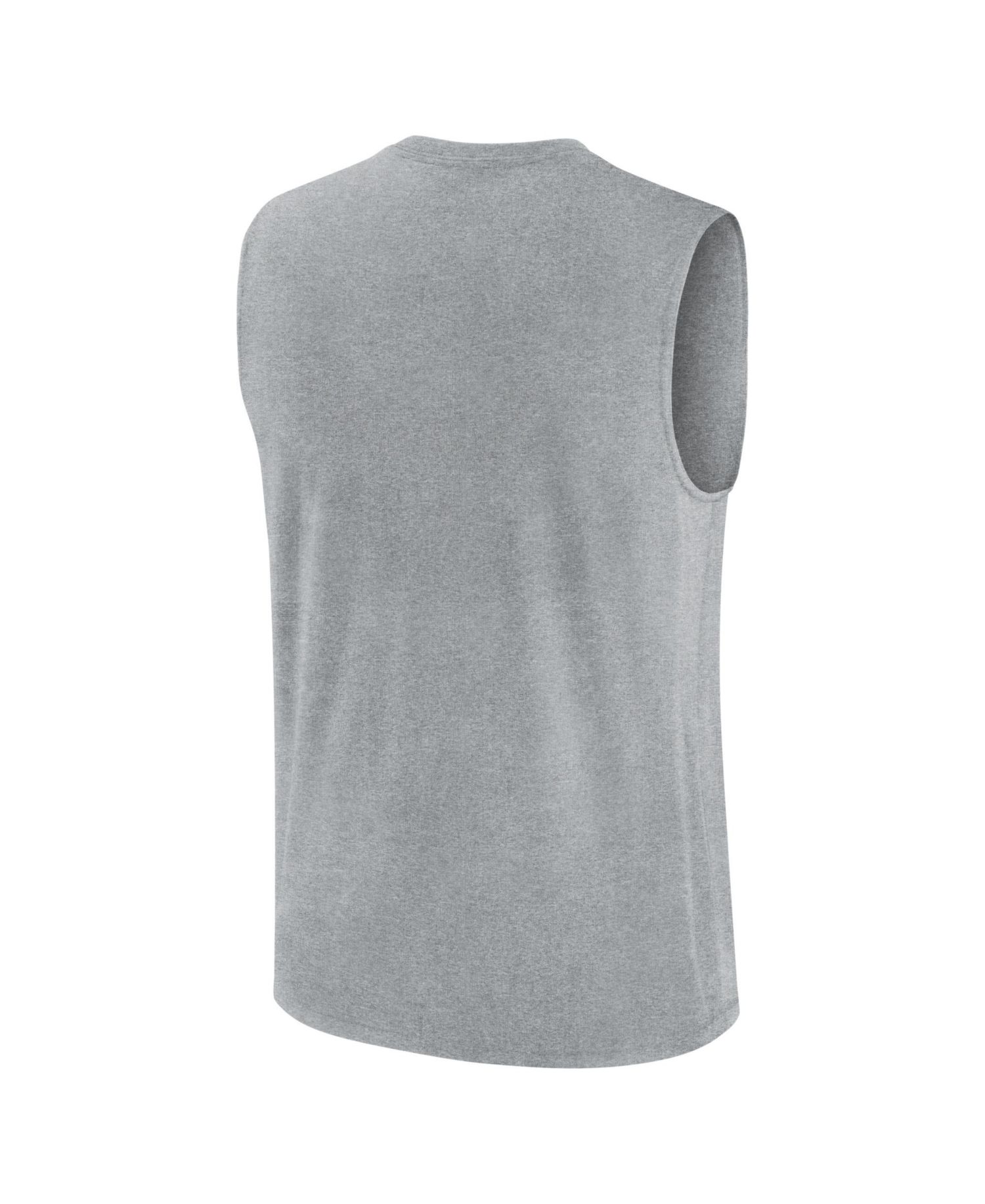 Men's Heather Gray Ohio State Buckeyes Primetime Legend Arch Dri-FIT Muscle Tank Top