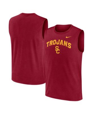 Men's Cardinal USC Trojans Primetime Legend Arch Dri-FIT Muscle Tank Top