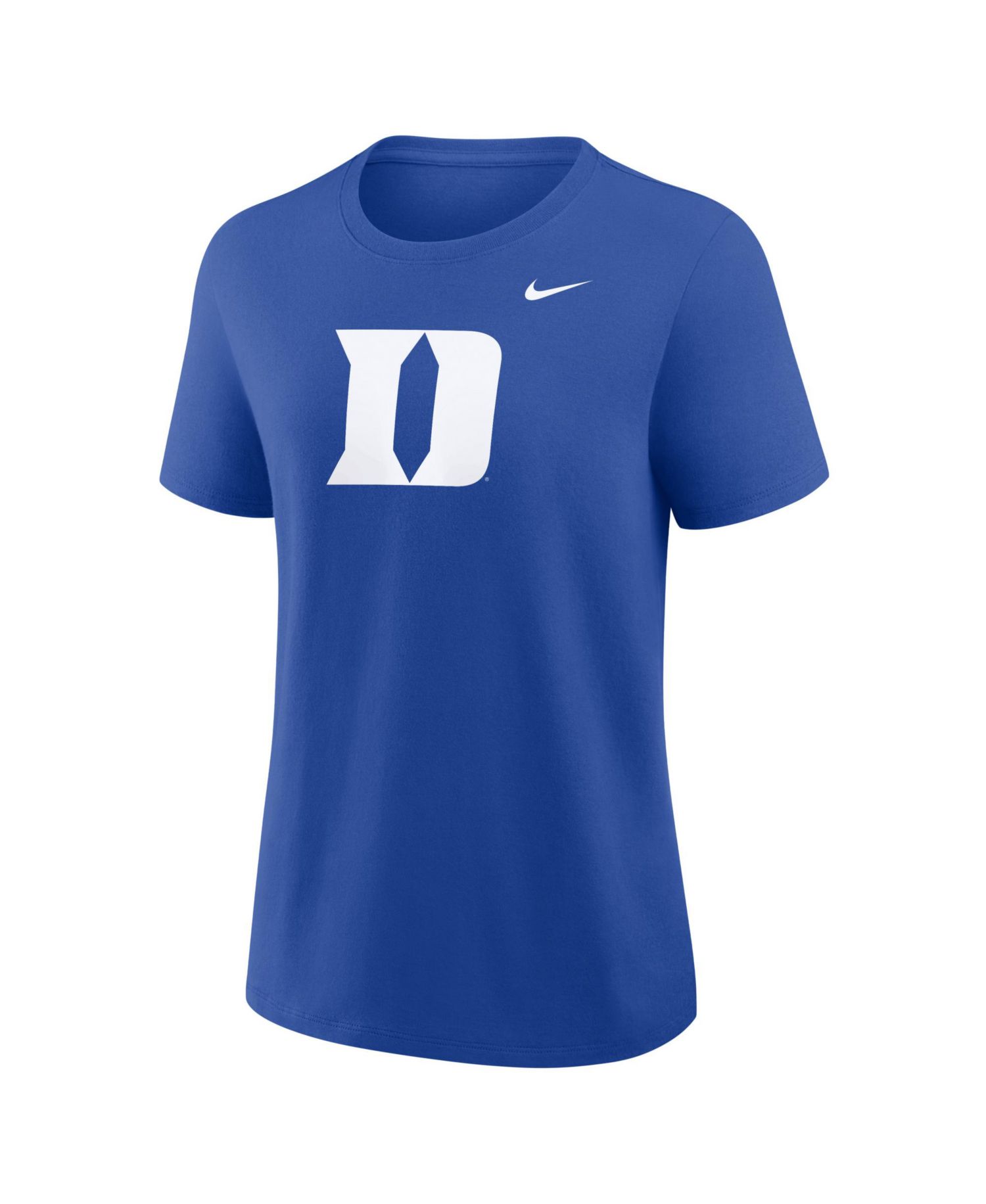 Women's Royal Duke Blue Devils Primary Logo T-Shirt