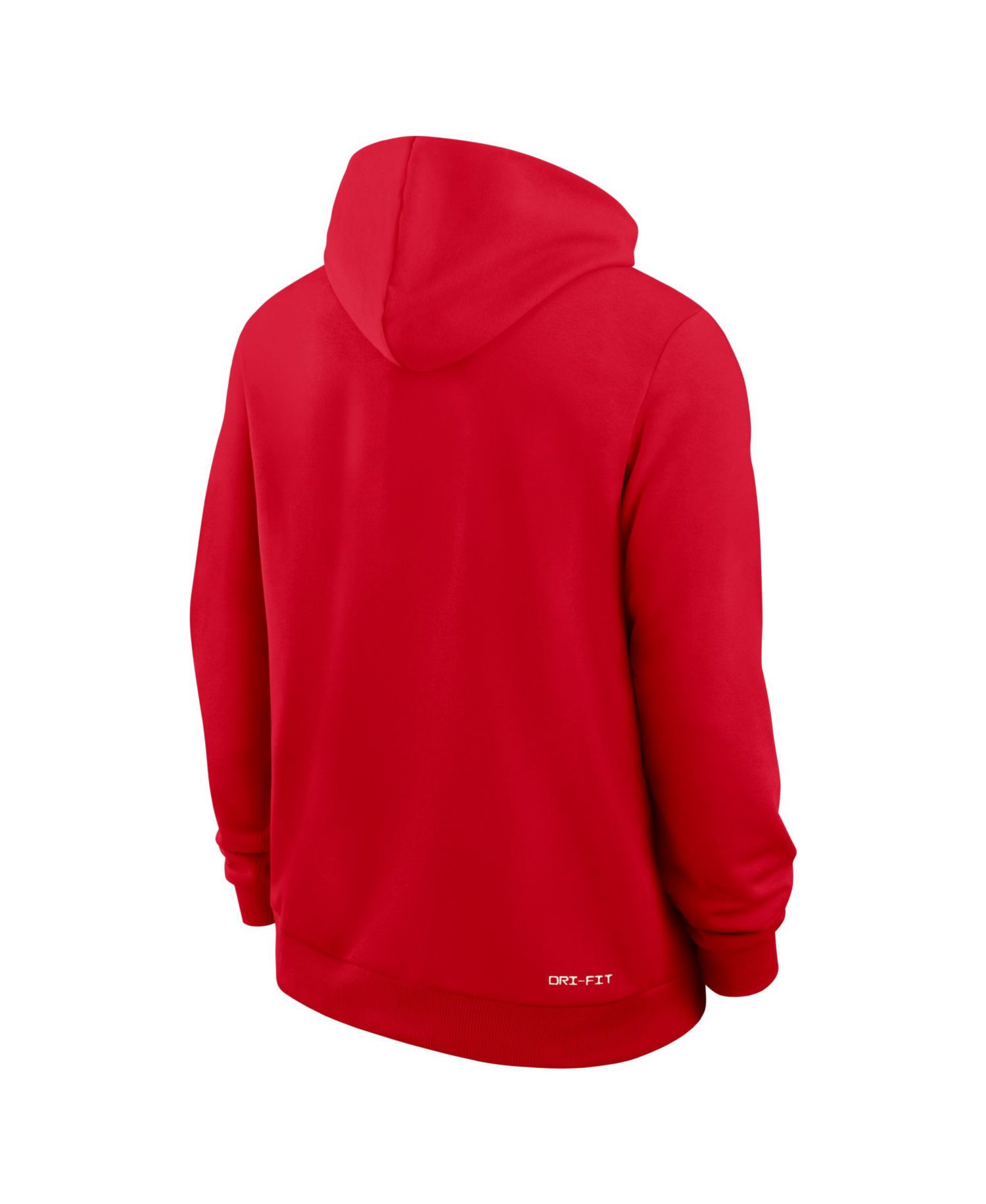Men's Scarlet Ohio State Buckeyes 2026 Sideline Standard Issue Dri-FIT Full-Zip Hoodie