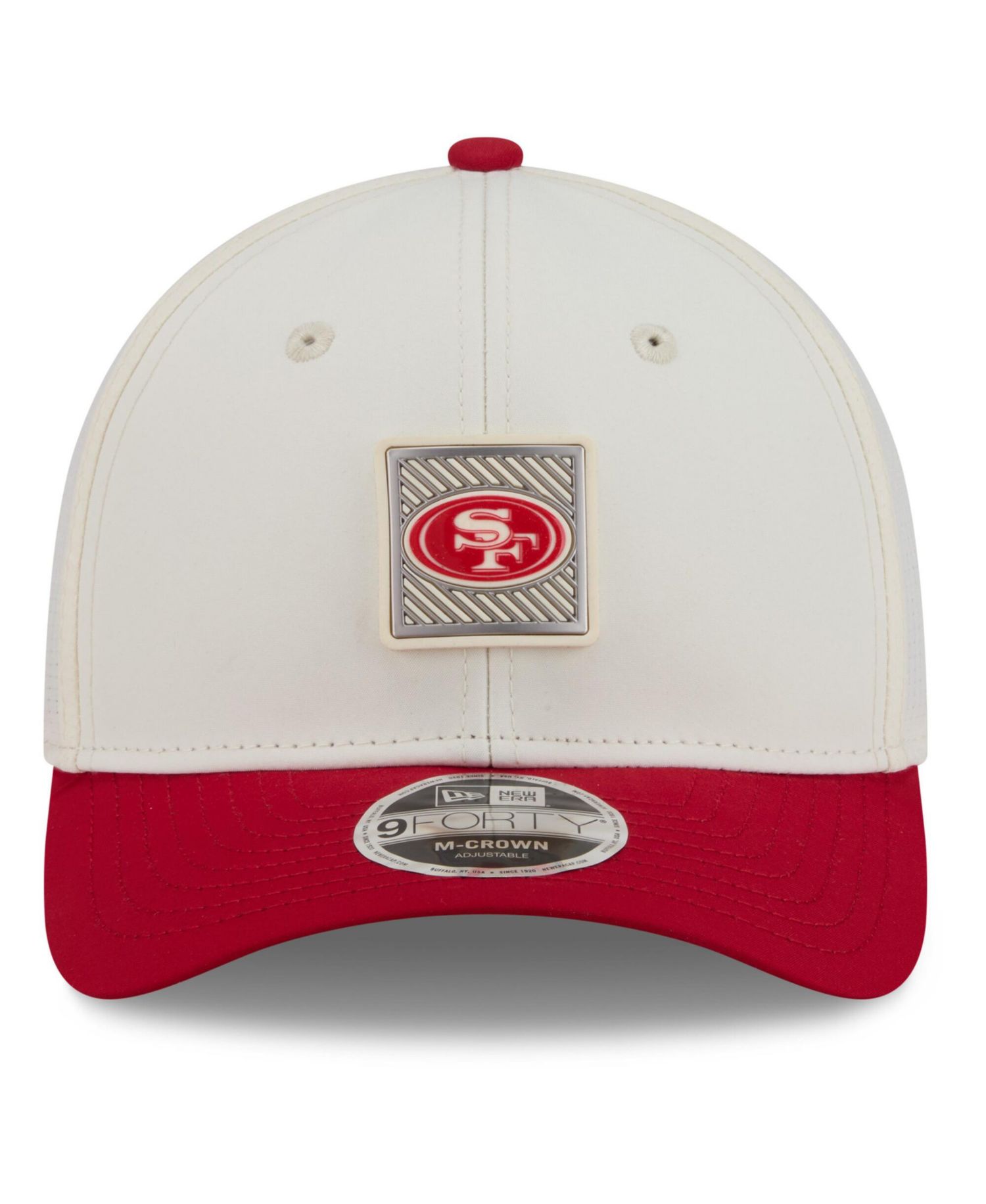 Men's Cream/Scarlet San Francisco 49ers 2026 NFL Training Camp 9FORTY Adjustable Hat