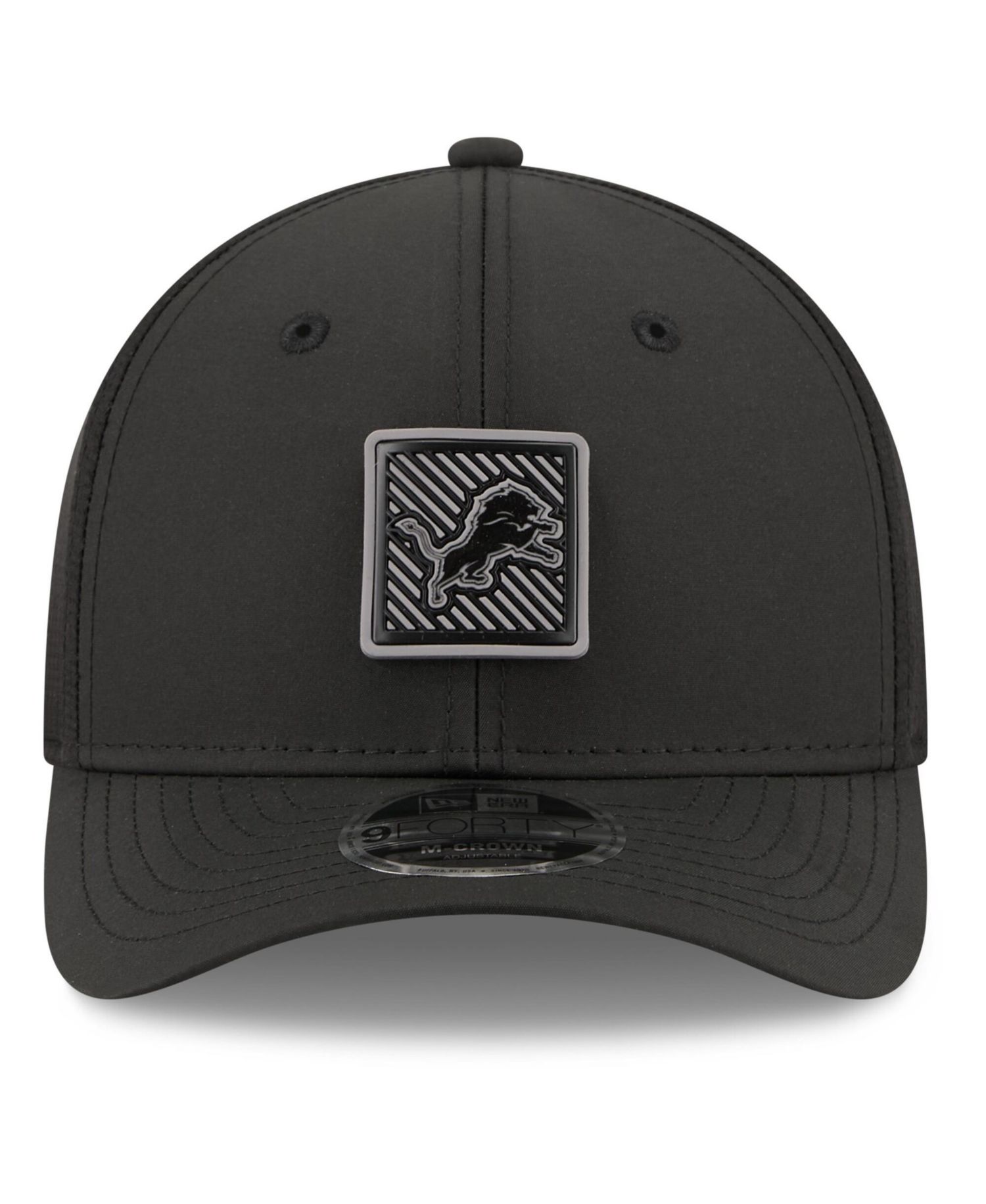 Men's Black Detroit Lions 2026 NFL Training Camp 9FORTY Adjustable Hat