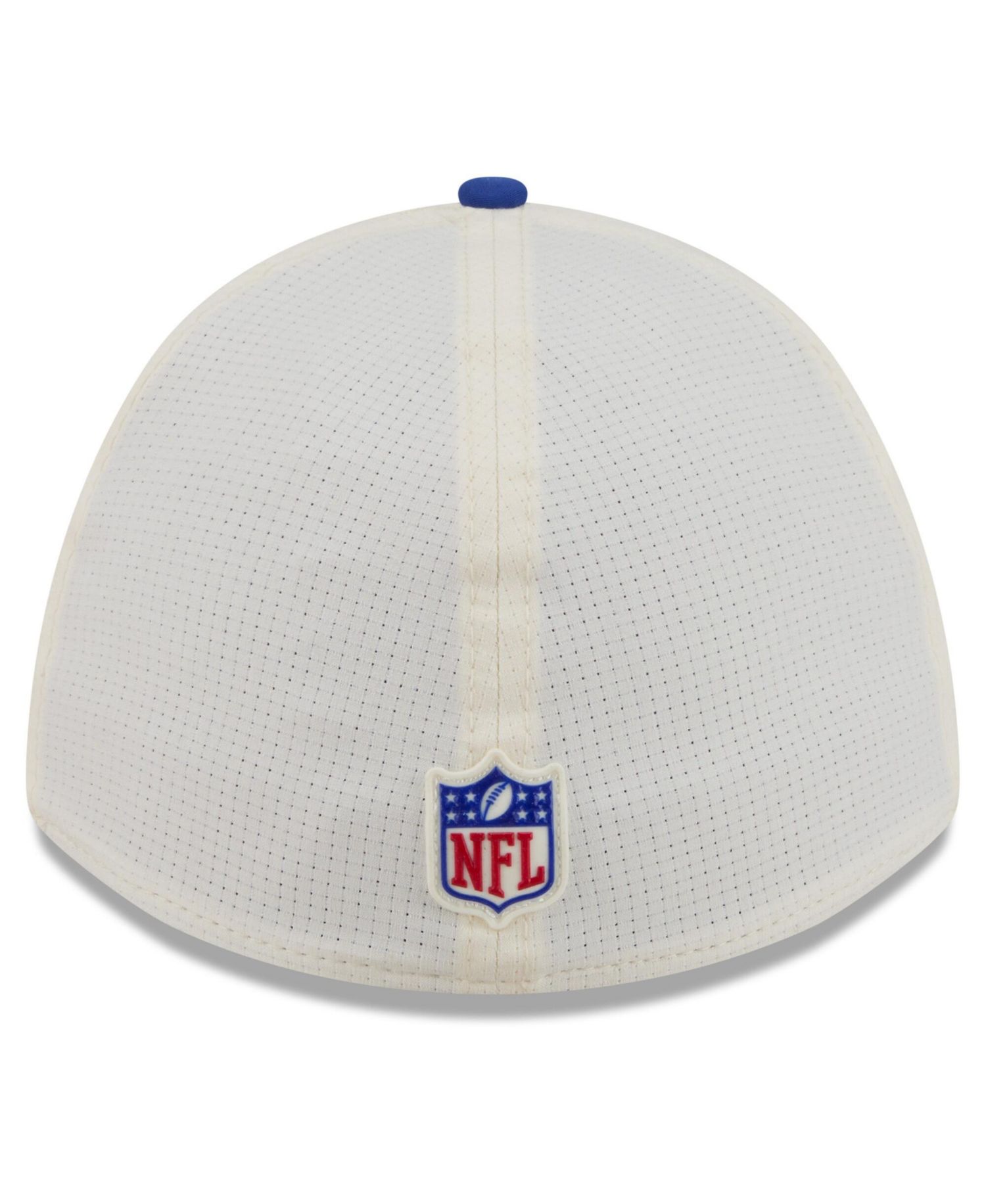 Men's Cream/Royal New York Giants 2026 NFL Training Camp 39THIRTY Flex Hat