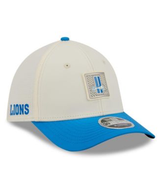 Men's Cream/Blue Detroit Lions 2026 NFL Training Camp 39THIRTY Flex Hat