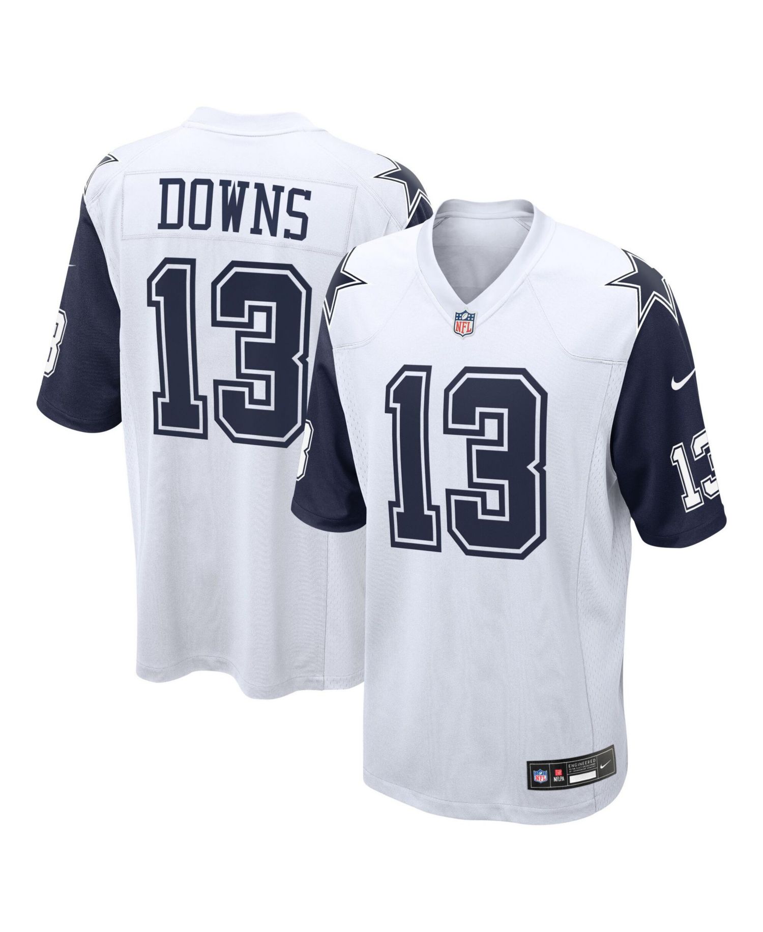 Men's Caleb Downs White Dallas Cowboys Alternate Game Jersey