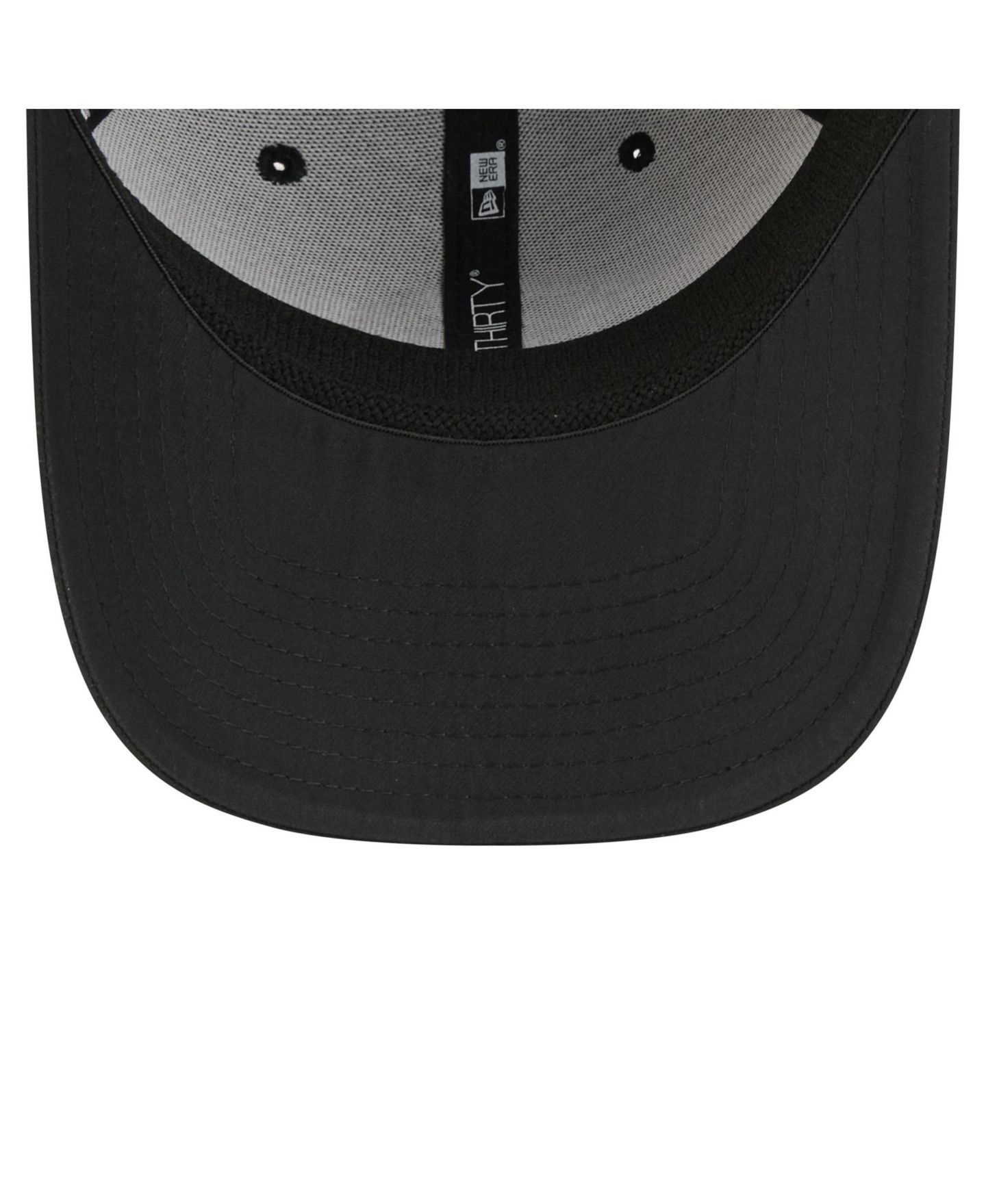 Мужской головной убор New Era Black Utah Mammoth Blackout 39THIRTY Flex Fit Hat — фото 5