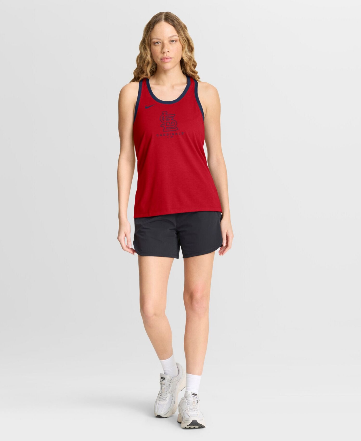 Women's Red St. Louis Cardinals Tri-Blend Dri-FIT Racerback Tank Top
