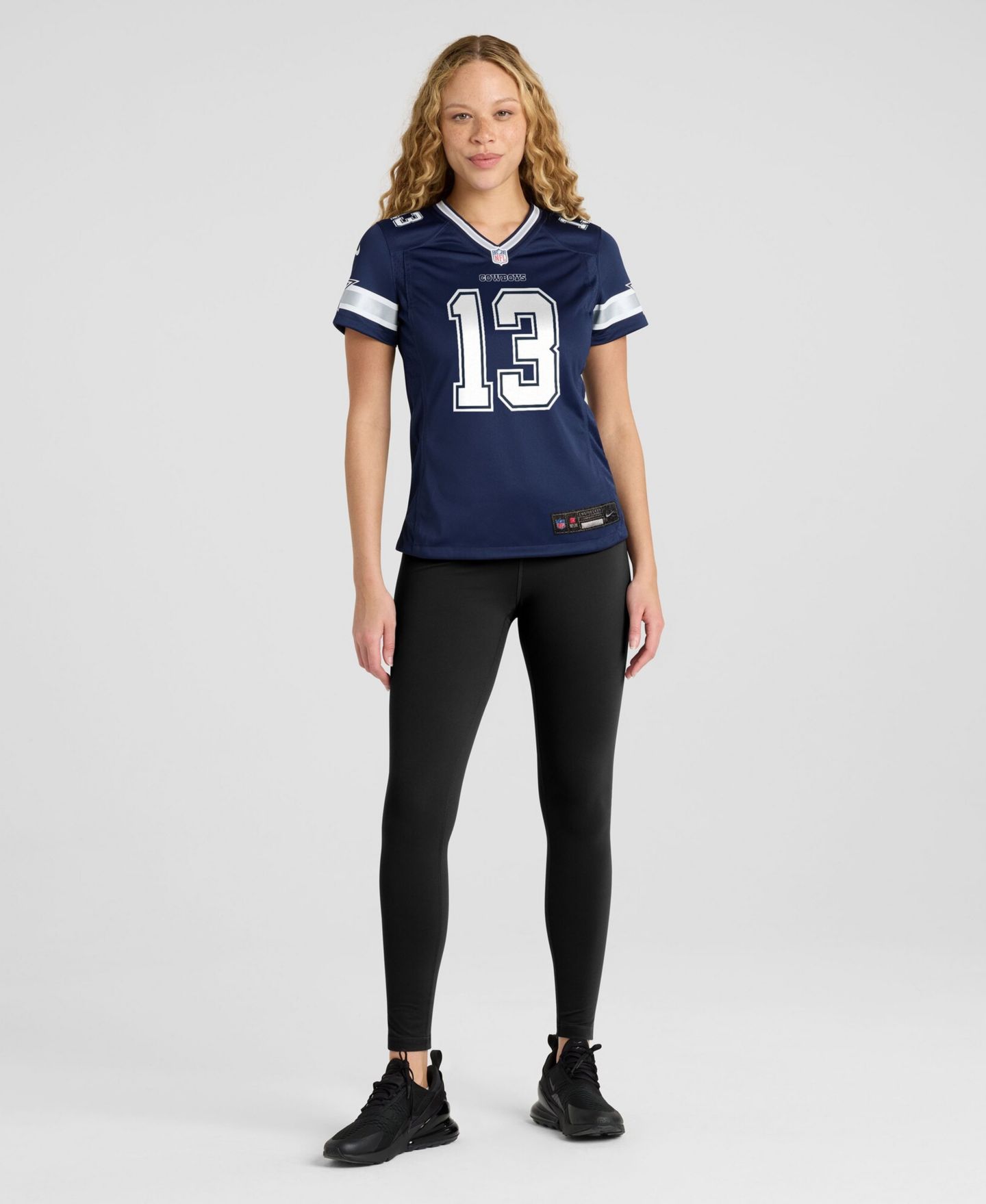 Женский топ Nike Caleb Downs Navy Dallas Cowboys Game Jersey — фото 2