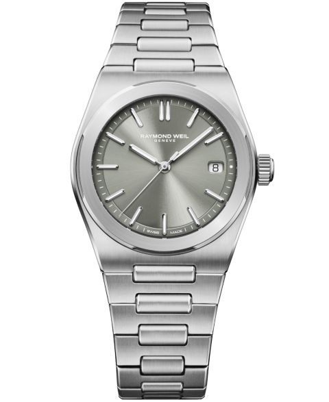 Мужские часы Raymond Weil из нержавеющей стали, серебристые, 38 мм