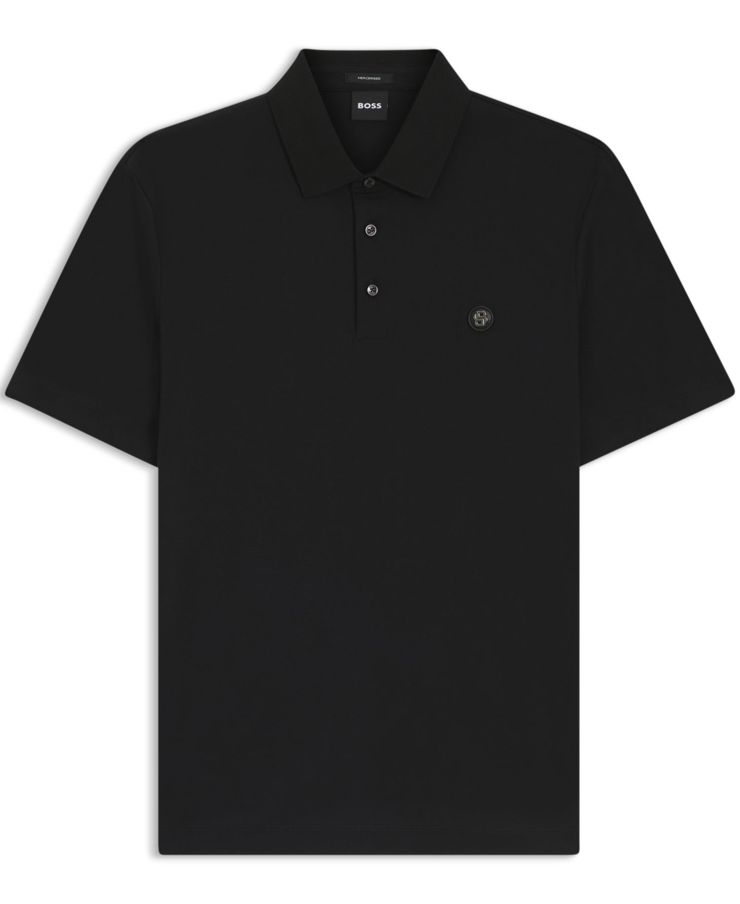 Men's Mercerised Cotton Monogram Regular-Fit Polo Shirt