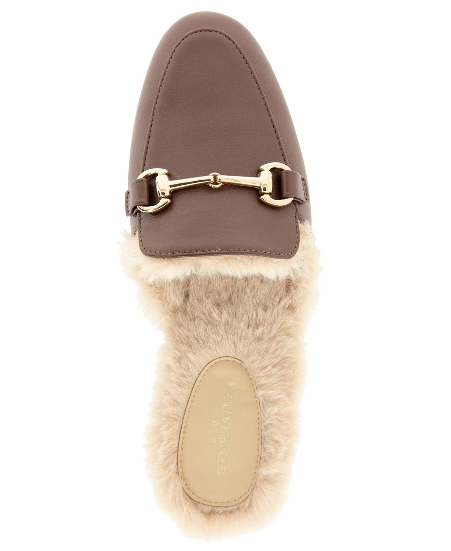 Женские сабо BCBGeneration Zorie-2 Fur Lined Mule, цвет: Тёмно-коричневый — фото 4