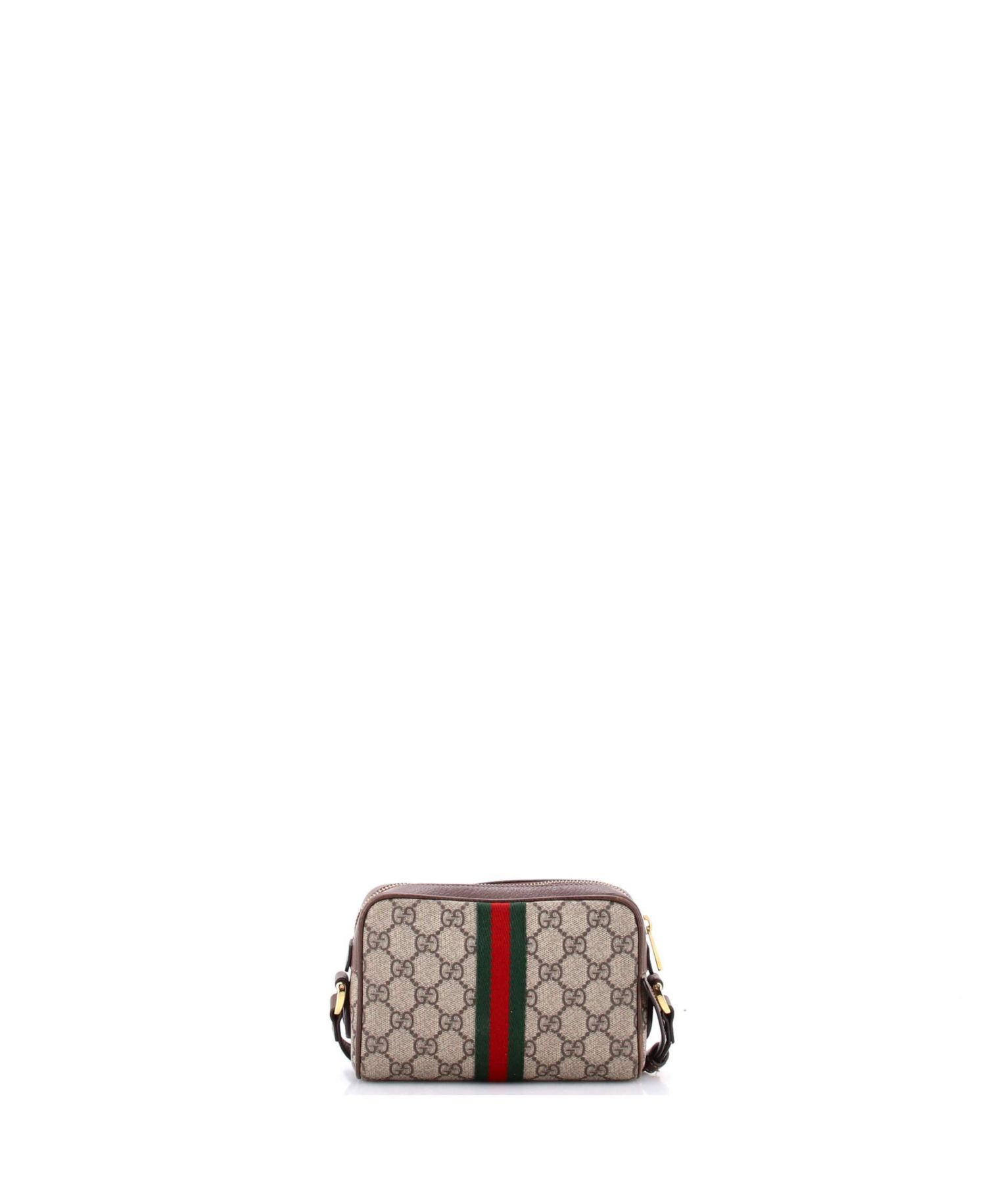 Mini Ophidia Shoulder Bag GG Coated Canvas