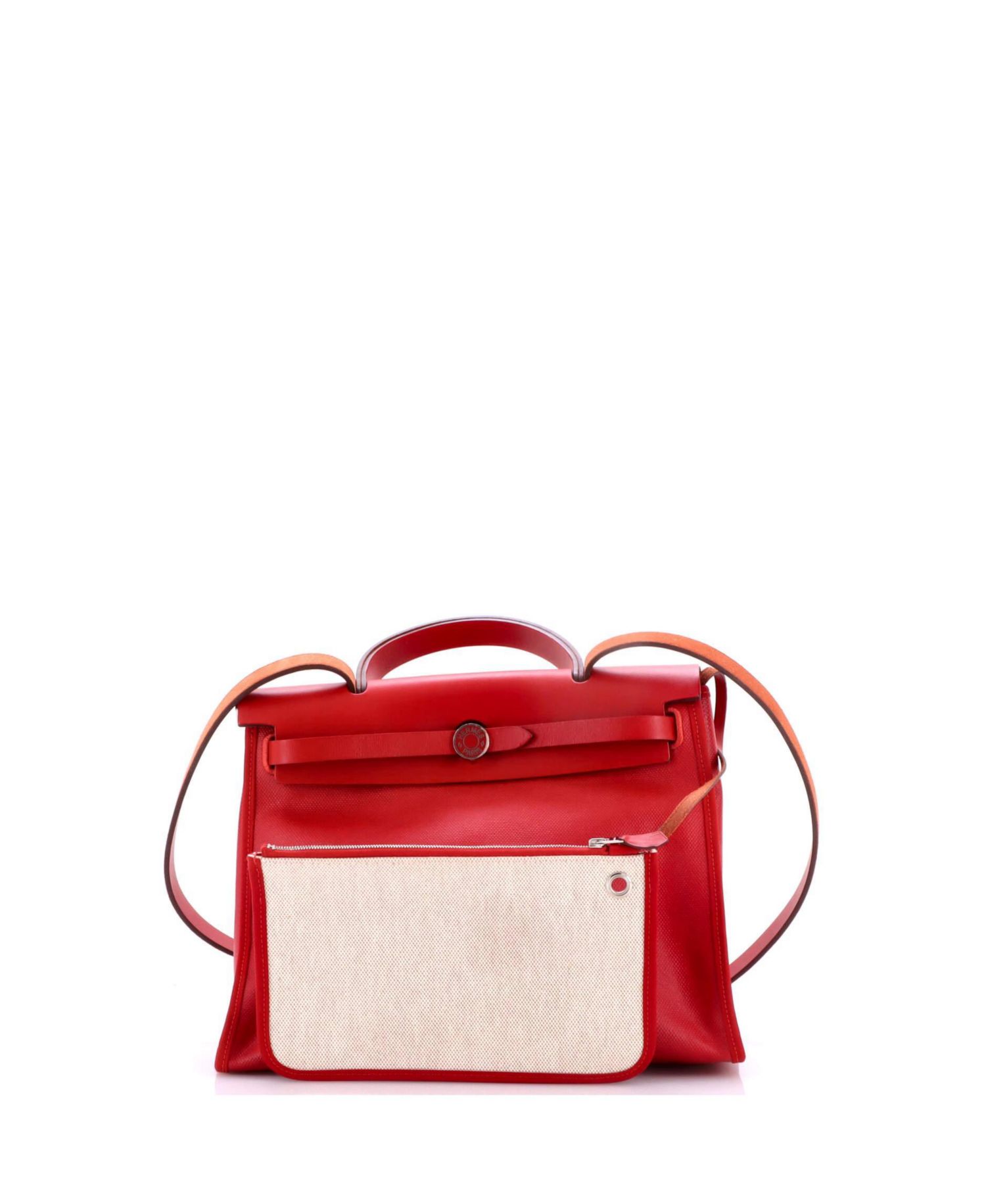 31 Herbag Zip Berline Vache Canvas and Leather