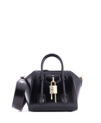 Mini Antigona Lock Bag Leather