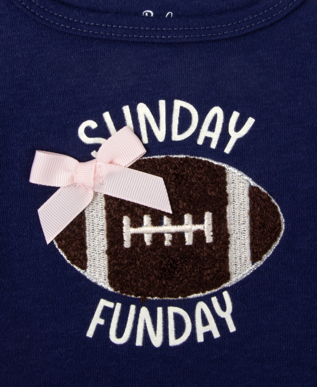 Baby Essentials Girls' Sunday Funday Bodysuit, Pants, and Headband, 3-Piece Set