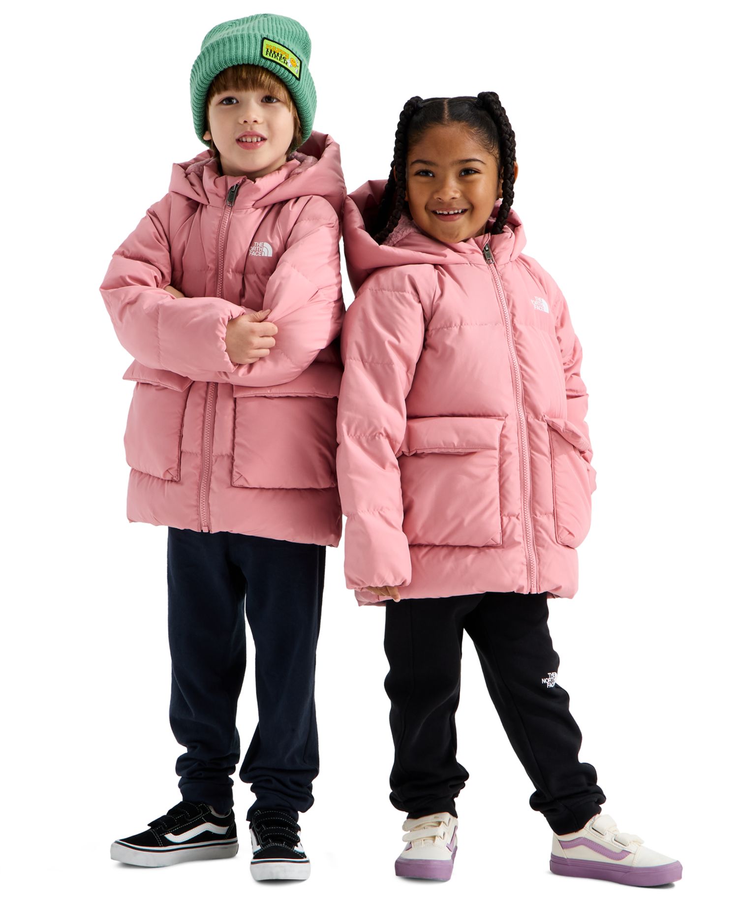 Boys' and Girls' 2T-7 Down Fleece-Lined Insulated Parka Jacket