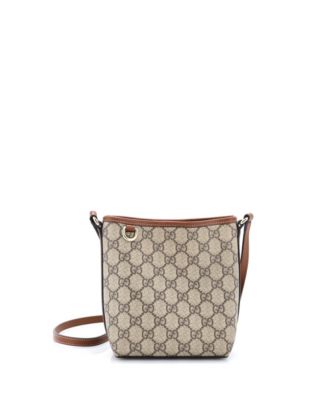 Nano GG Emblem Bucket Bag GG Coated Canvas