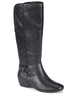 Women's Paullina Zipper Tall Round Toe Boots