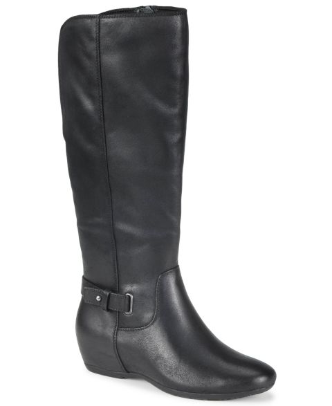 Женские ботинки Baretraps Paullina Zipper Tall Round Toe, цвет: Чёрный