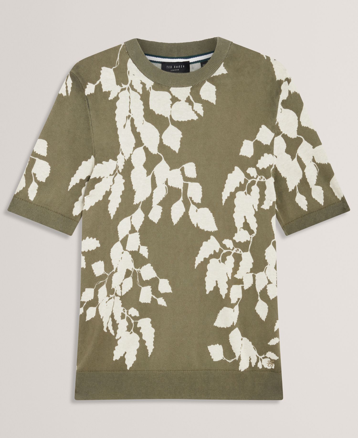 Men's Alddat Leaf Knitted T-Shirt