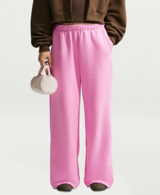 Studio Fleece Medium Weight Women's Mid-Rise Wide-Leg Pants
