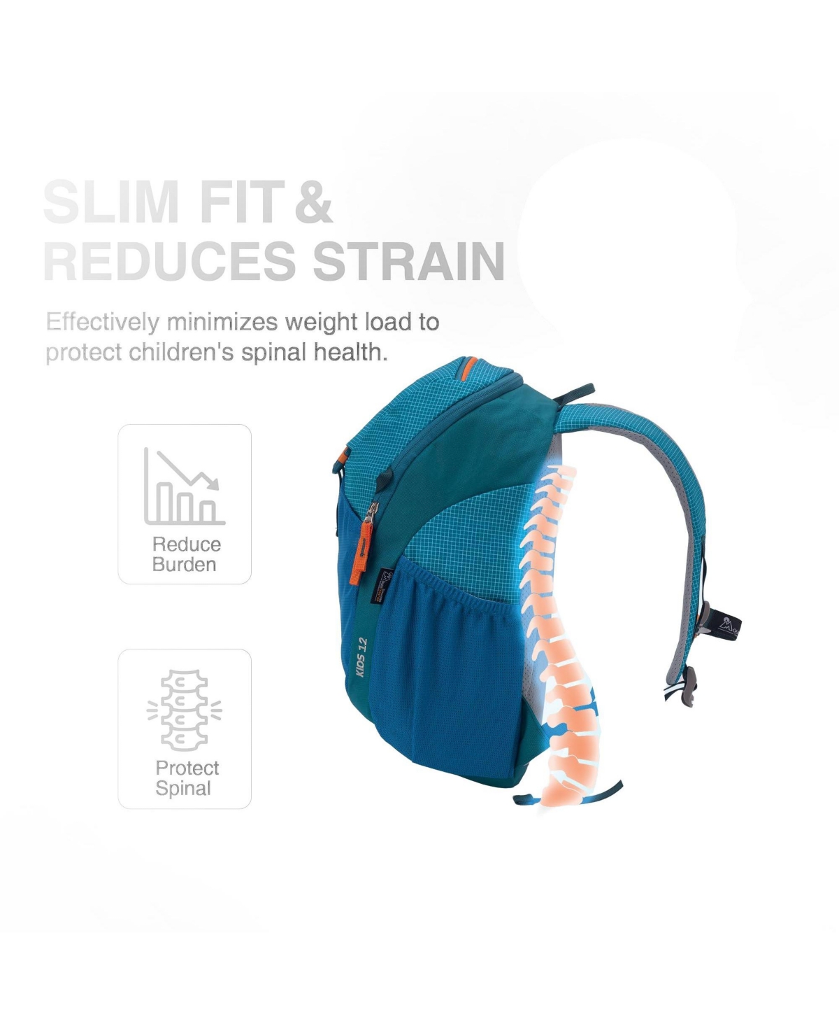 Mountaintop 12 Liter Kids Backpack for 4 to 6 Year Olds Toddler Hiking Kindergarten Preschool Daypack Boys Girls