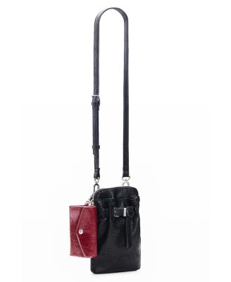 Women's Faux leather phone holder