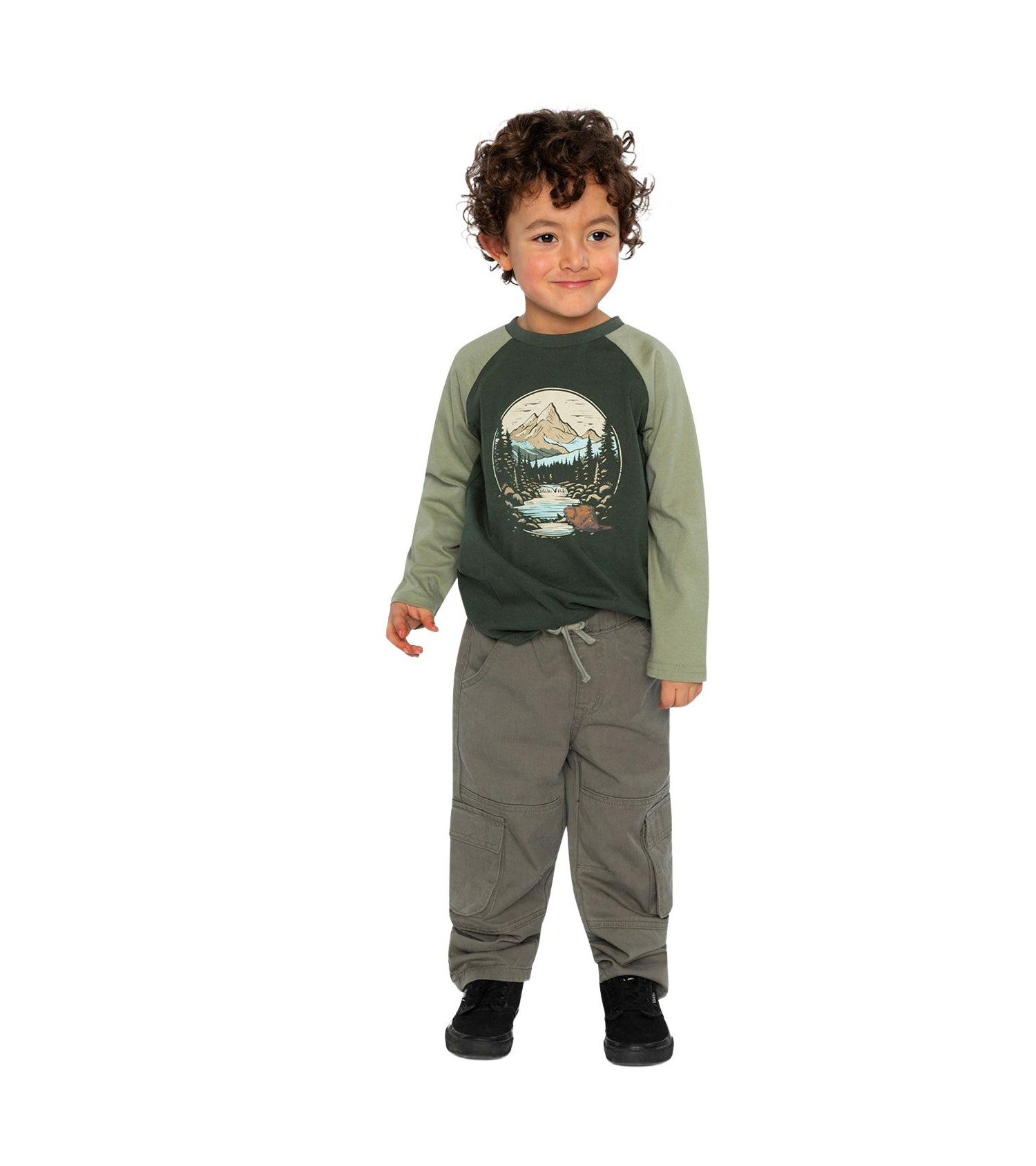 Little Boys 6-12 Raglan T-Shirt