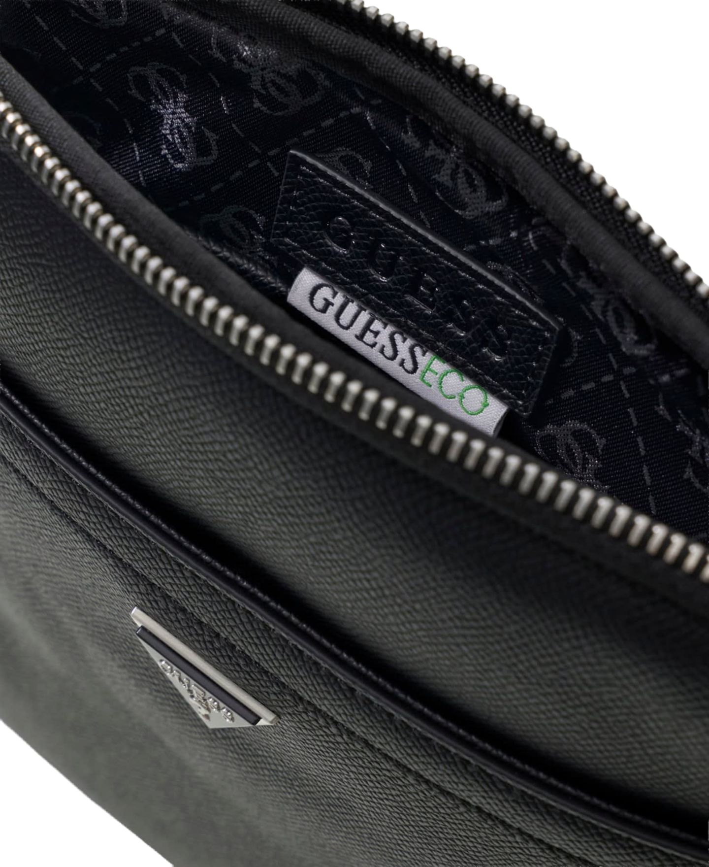 Мужская сумка GUESS Milano Sleek Textured Crossbody, цвет: Варёный — фото 3