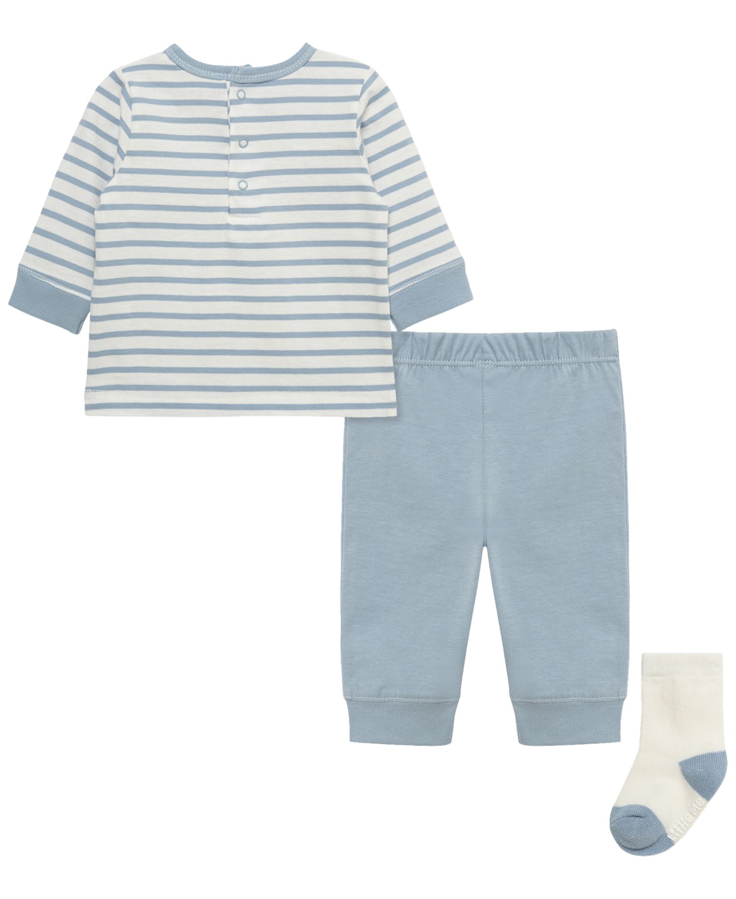 Baby Boys' Puppies Long-Sleeve Top, Joggers and Socks, 3-Piece Set