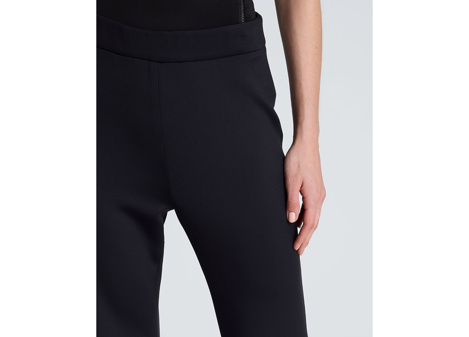 Women's High-Rise Zip-Back Flare Pants