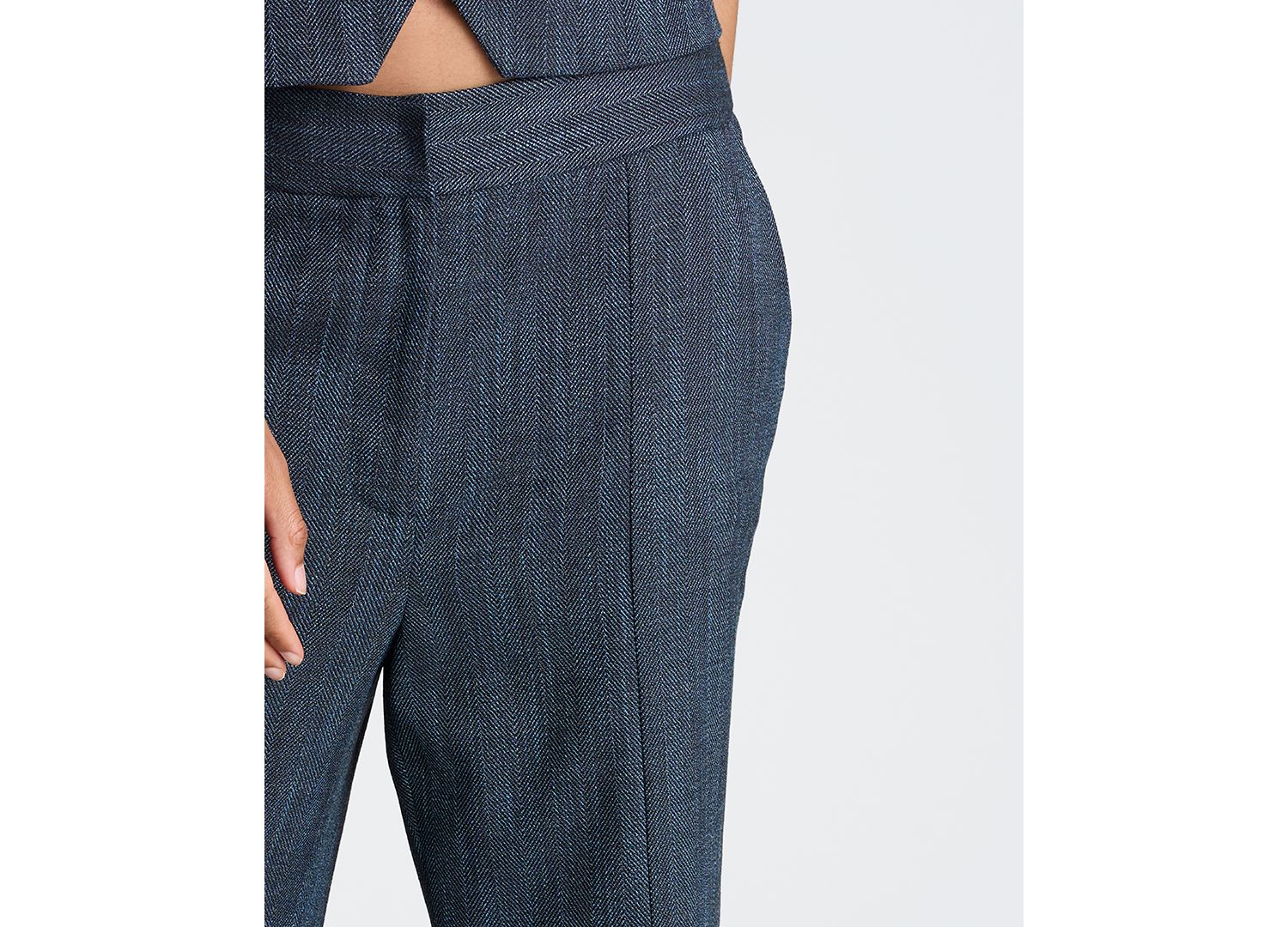 Women's High-Rise Slit Flare Pants