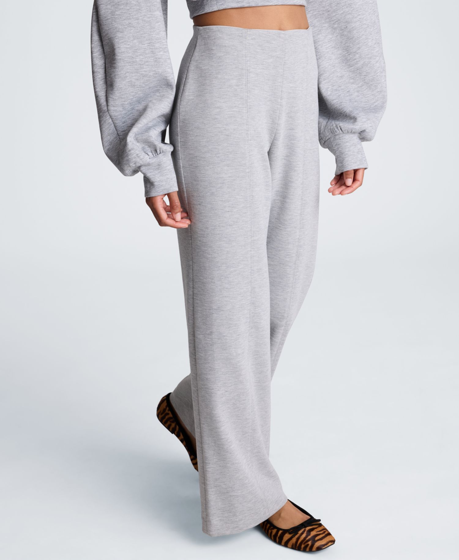Women's High-Rise Hollywood-Waist Wide-Leg Pants
